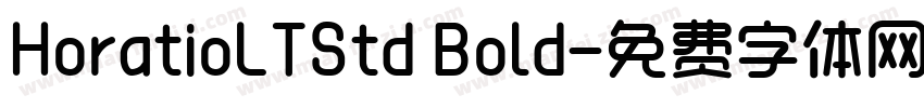 HoratioLTStd Bold字体转换